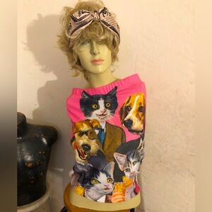 BLACK MILK AUSTRALIA SKIRT CATS & DOGS MEDIUM